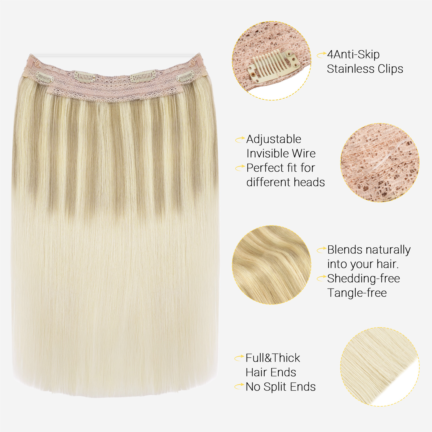 Накладные волосы Sunmofavo Wir – обзор и цена Tippet Line