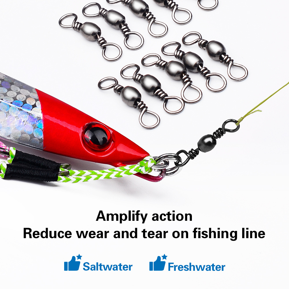 100 шт., рыболовные вертлюги,  – обзор и цена Monofilament Line