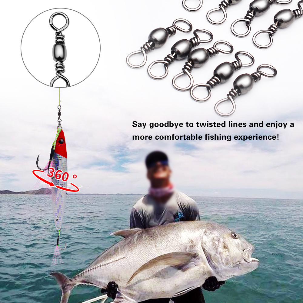 100 шт., рыболовные вертлюги,  – обзор и цена Monofilament Line