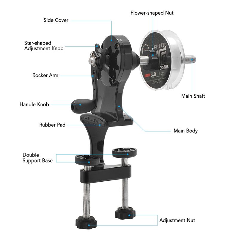 Портативный намотчик лески ABJ – обзор и цена Fishing Line Spool